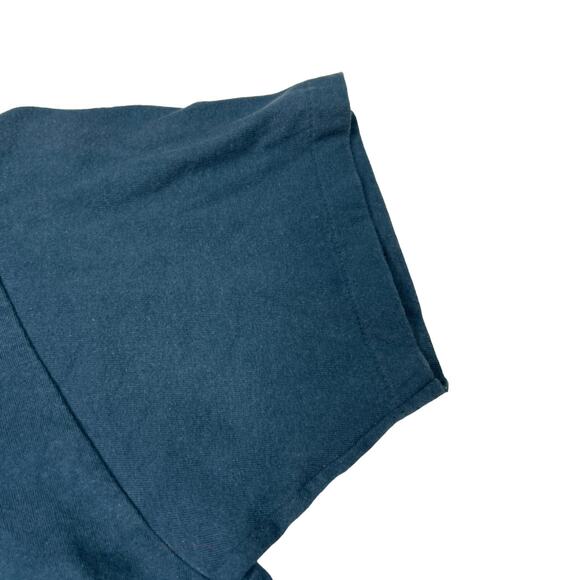 Vintage 90s Arizona Indian Chief Feathers Graphic Tee T-Shirt Blue Adult Large - Picture 6 of 6